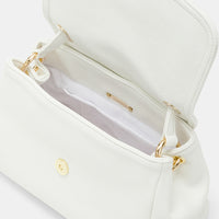 PETIT FLORE BAG IN ECO-LEATHER - WHITE