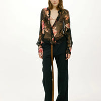 CAMILA SHIRT IN PRINTED CHIFFON CREPON