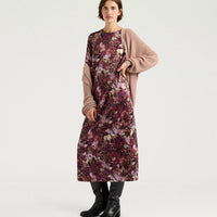 DIANA DRESS - MAGENTA MULTICOLOR