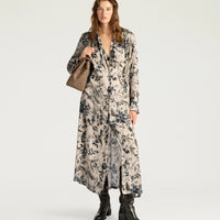 NATALIE DRESS IN PRINTED JACQUARD VISCOSE