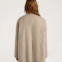 CANDY JACKET IN CHEVRON WOOL - BEIGE
