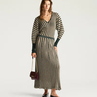 PIE MULTISTRIPED LUREX SKIRT