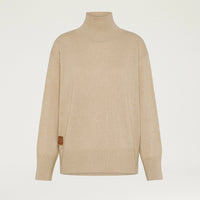 QUINCE SWEATER IN WOOL/CASHMERE - SAND