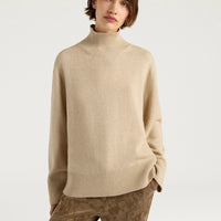 QUINCE SWEATER IN WOOL/CASHMERE - SAND
