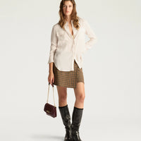 ELIAS SHIRT IN ACETATE/SILK JACQUARD - LIGHT PINK