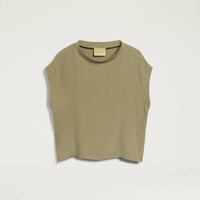 CURACAO BLOUSE IN PLAIN COLOUR ACETATE/SILK