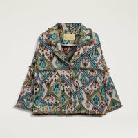 CANTADORA COAT IN GOBELIN - AVIO MULTICOLOR