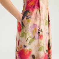 SHUE DRESS IN PRINTED POPLIN