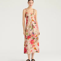SHUE DRESS IN PRINTED POPLIN
