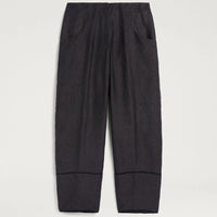 SILVERADO PANTS IN LINEN - CHARCOAL GRAY
