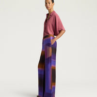 MARAJO PANTS IN ALL-OVER PRINTED SATIN