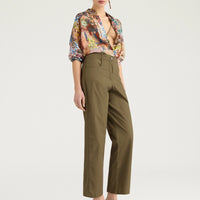 TRES PANTS IN POPLIN - KAHKI