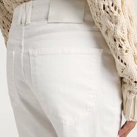 LUIS PANTS IN STRETCH ECRU DENIM - WHITE