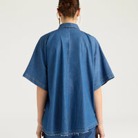 LILA SHIRT IN CHAMBRAY - BLUE