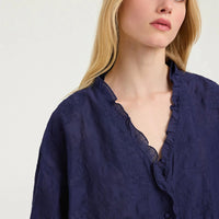 RIOS SHIRT IN EMBROIDERED VOILE