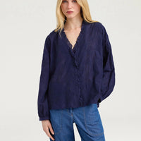 RIOS SHIRT IN EMBROIDERED VOILE