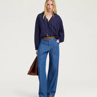 RIOS SHIRT IN EMBROIDERED VOILE