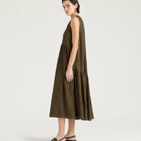 COBRE DRESS IN EMBROIDERED VOILE