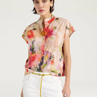 VIHUELA SHIRT IN PRINTED POPLIN - MULTICOLOR