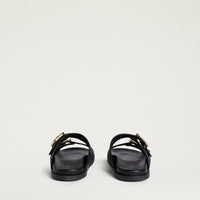 WASI SHOES IN RAFFIA - BLACK