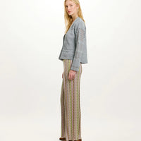 AREPAS MULTISTRIPED KNIT PANTS