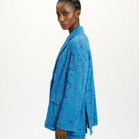 JATOBA LACE JACKET - COBALT