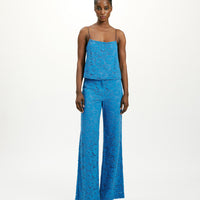 MONOS LACE PANTS - COBALT