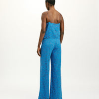 MONOS LACE PANTS - COBALT