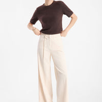 Raffaello Rossi Sventy Belt Coloured Soft Denim Pant