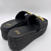 Exé Shoe Textured Raffia: 890 Feliz