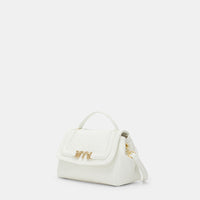 PETIT FLORE BAG IN ECO-LEATHER - WHITE