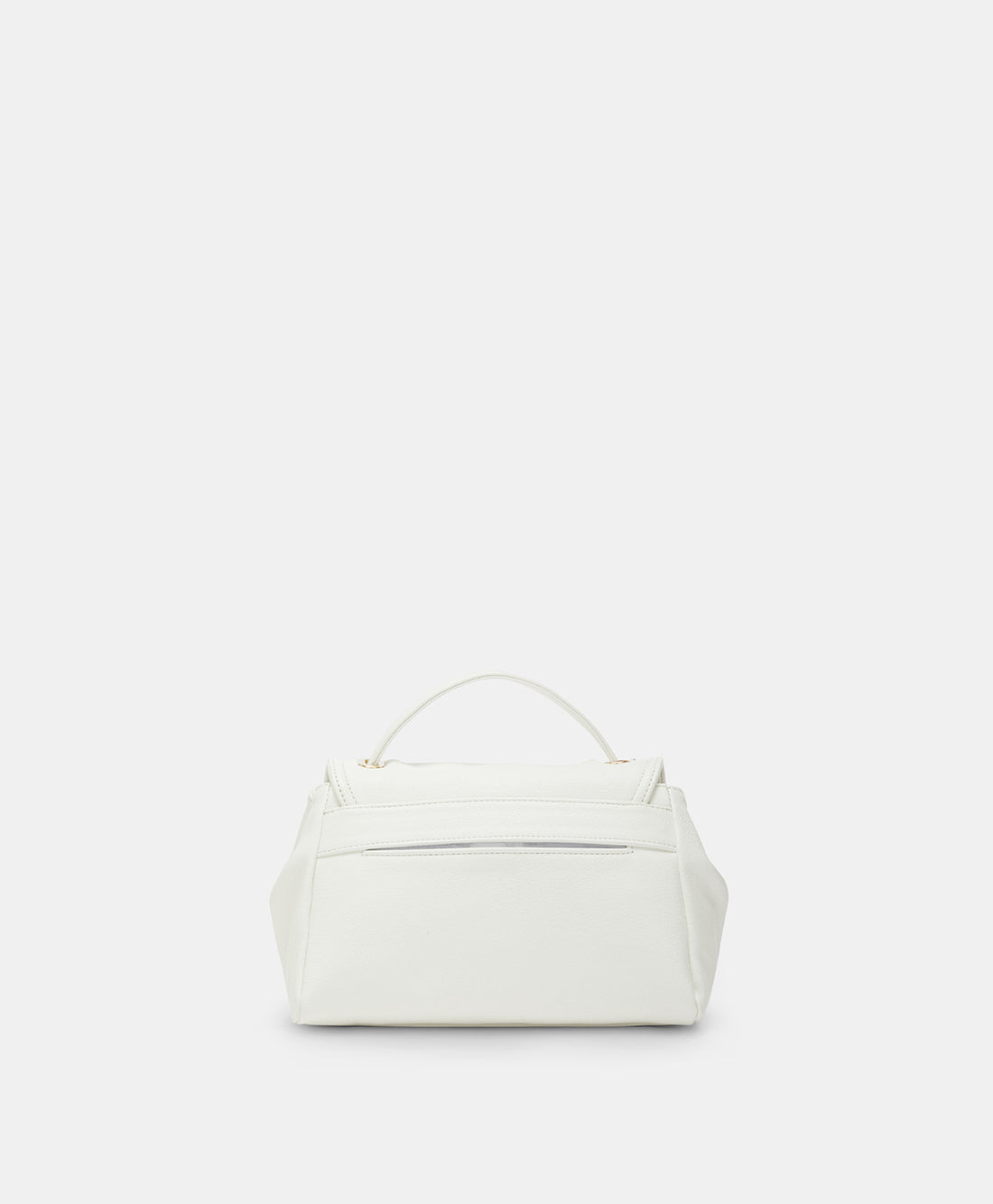 PETIT FLORE BAG IN ECO-LEATHER - WHITE
