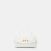 PETIT FLORE BAG IN ECO-LEATHER - WHITE
