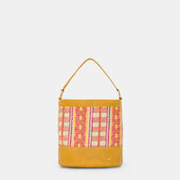 ANANAS BAG IN ECO-LEATHER AND RAFFIA