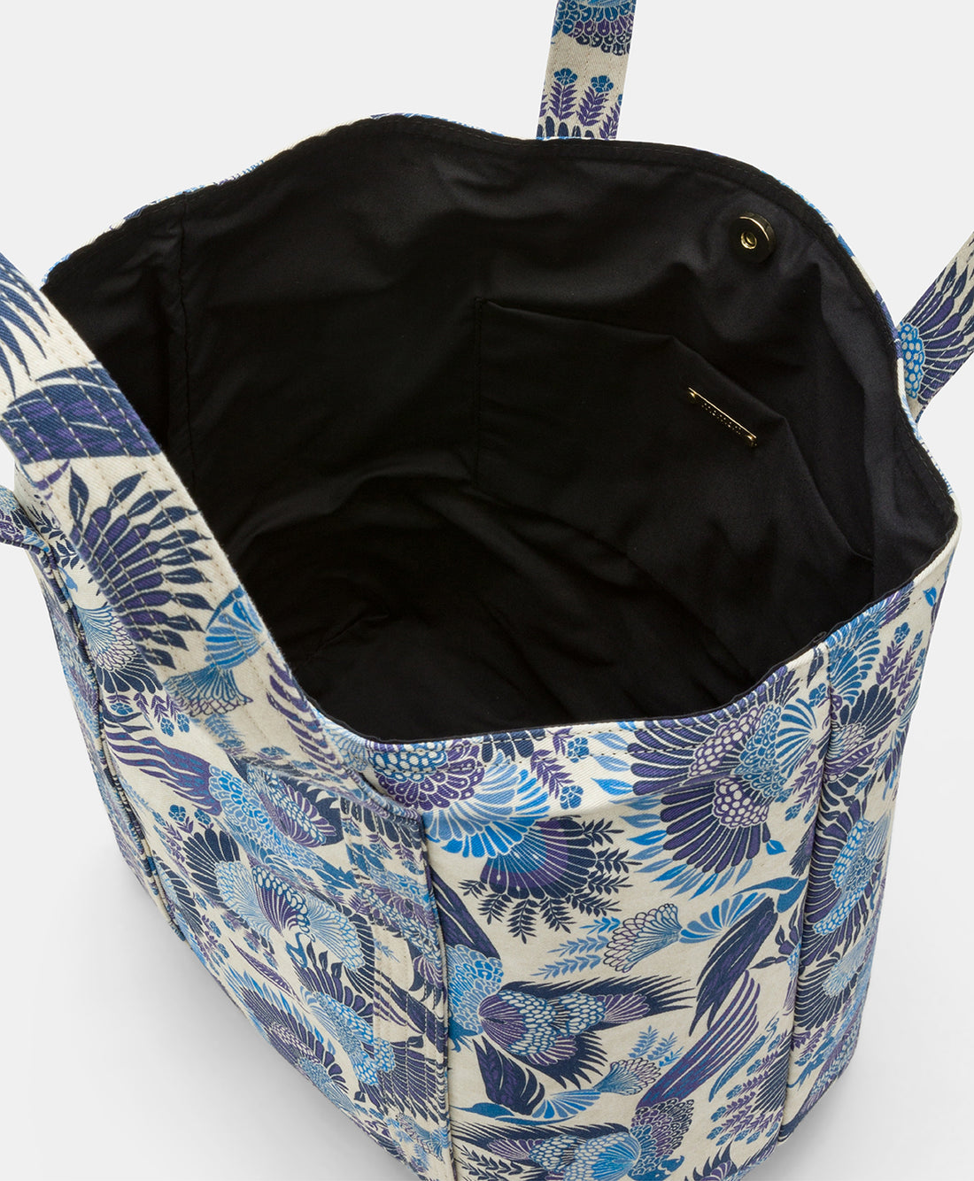 MAURITIA BAG IN PRINTED CANVAS - MULTICOLOUR AZZURO