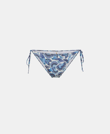 MALENE SLIP IN PRINTED LYCRA - MULTICOLOR SKY BLUE