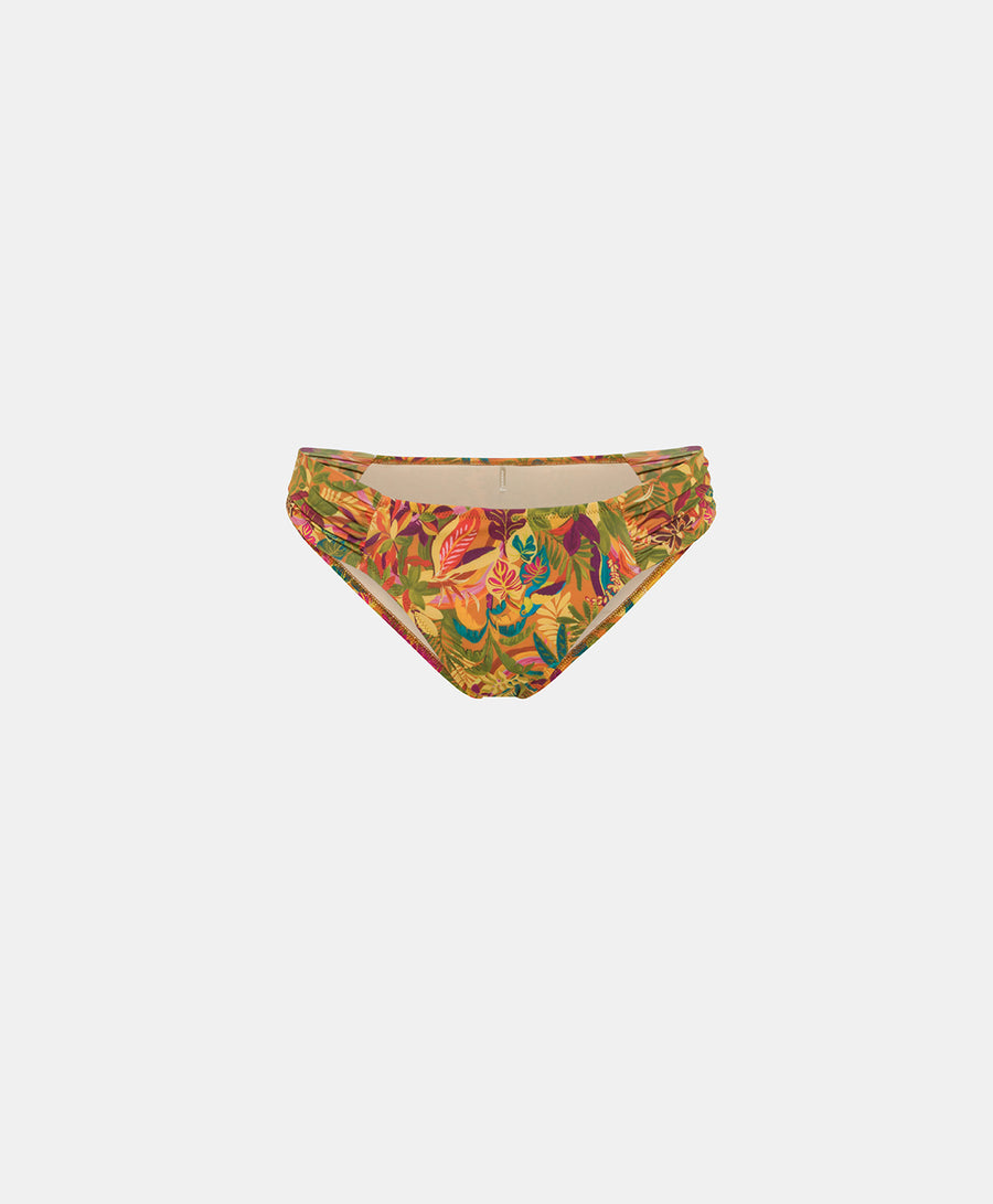 MIGUEL SLIP IN PRINTED LYCRA - MULTICOLOR ORANGE