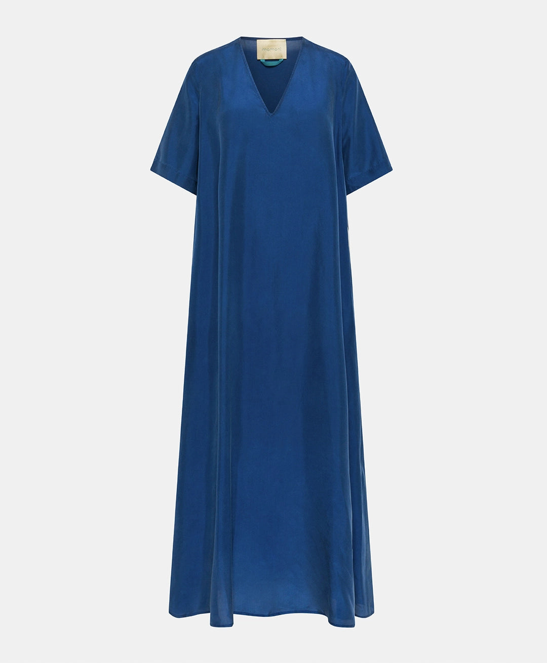 CARNAVAL DRESS IN HABUTAI SILK - BLUE