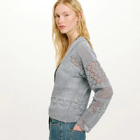 CARLOS CROCHET CARDIGAN