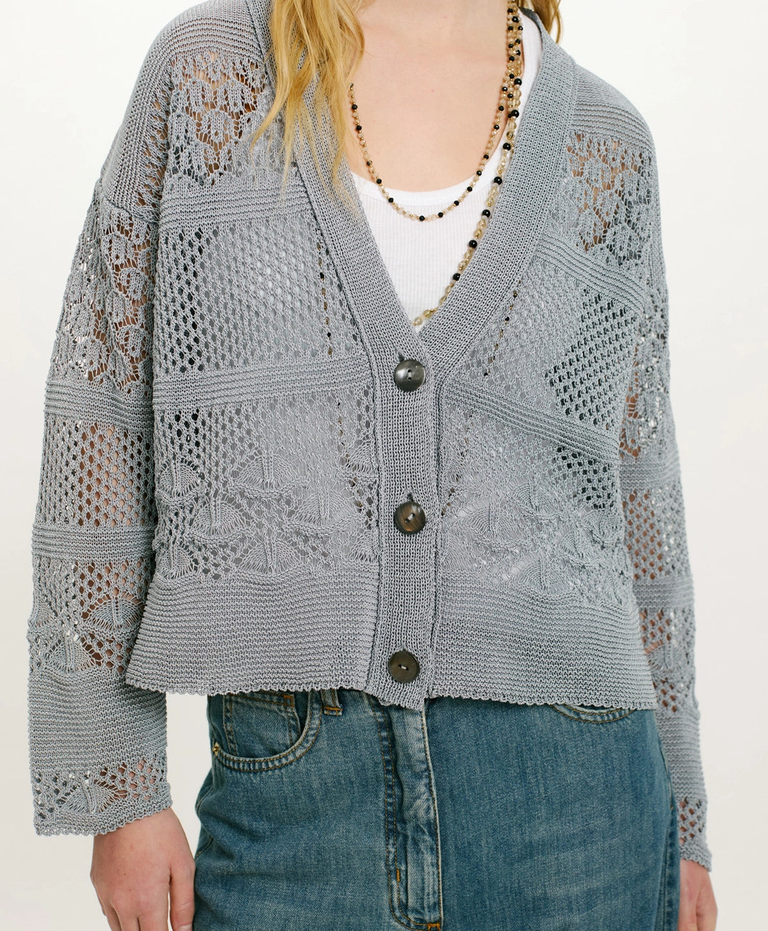 CARLOS CROCHET CARDIGAN