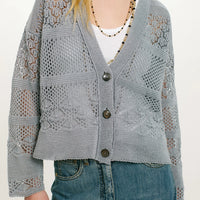 CARLOS CROCHET CARDIGAN