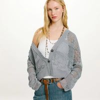 CARLOS CROCHET CARDIGAN