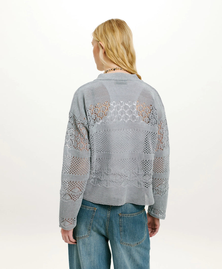 CARLOS CROCHET CARDIGAN