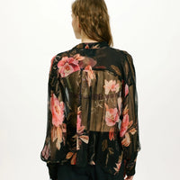 CAMILA SHIRT IN PRINTED CHIFFON CREPON