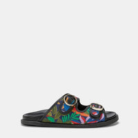 WASI SHOES IN PRINTED CANVAS - MULTICOLOR BLUE