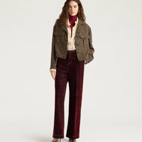 CIDER COAT IN CHECK WOOL - MULTICOLOR