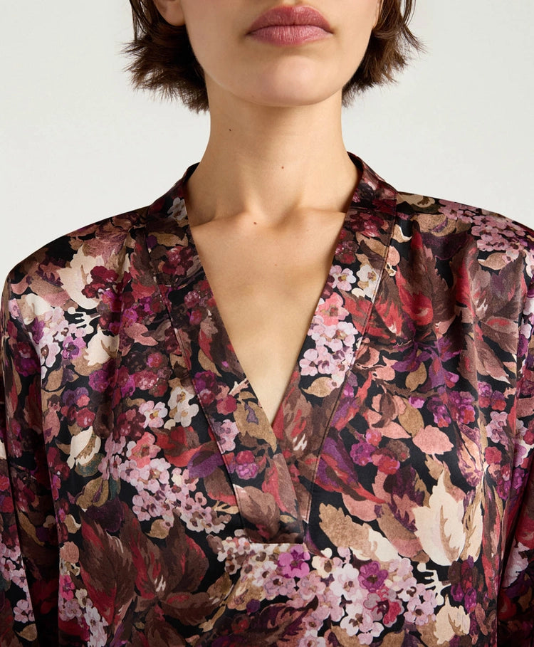 AMARA DRESS - MAGENTA MULTICOLOR
