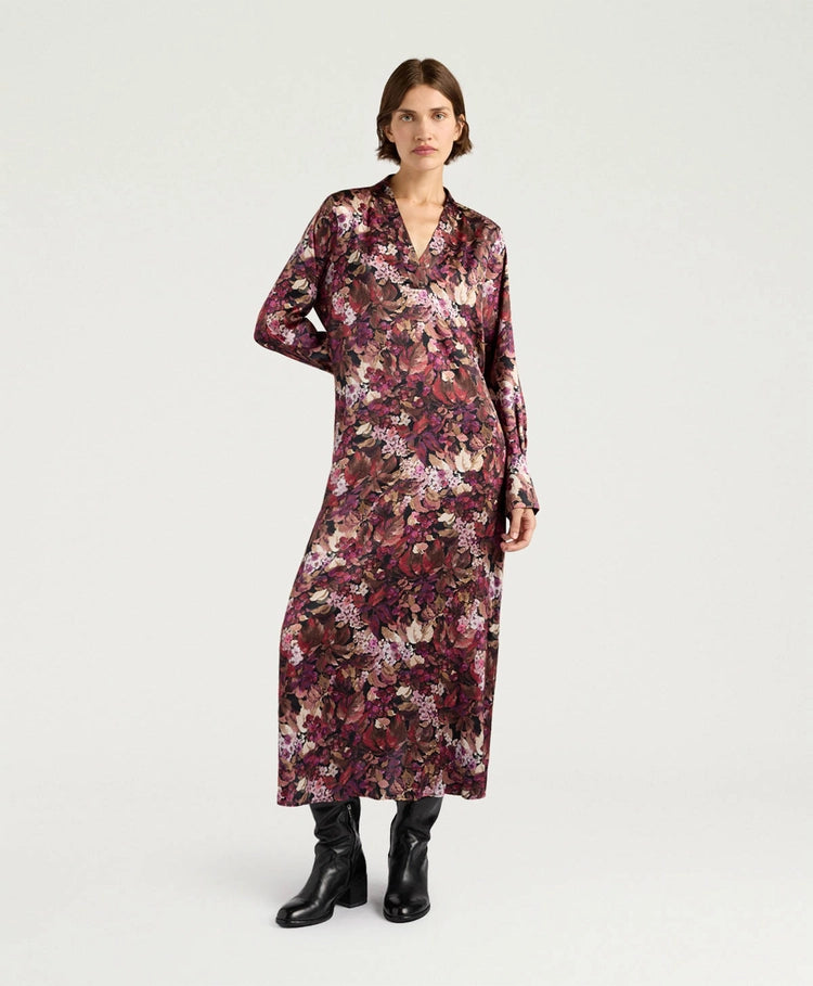 AMARA DRESS - MAGENTA MULTICOLOR