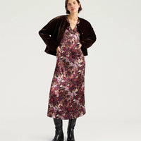 AMARA DRESS - MAGENTA MULTICOLOR