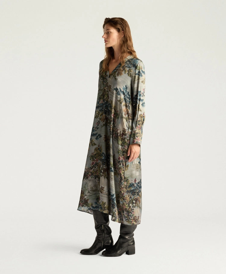 AMARA DRESS - MUD MULTICOLOR